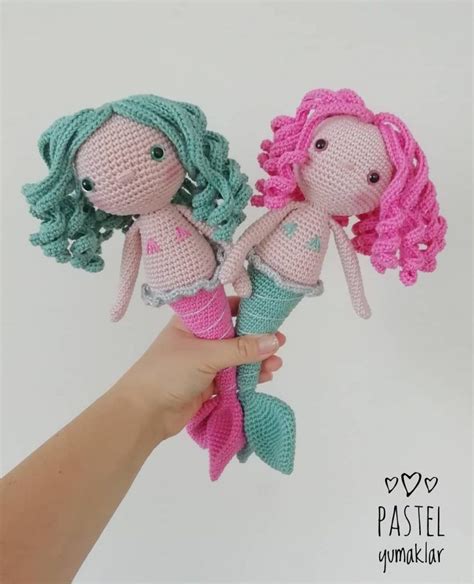 Amigurumi Mermaid Doll Crochet Free Pattern Amigurumi Du Liebst