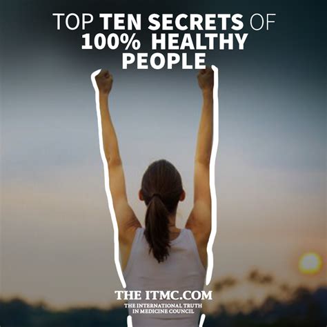Top Ten Secrets Of 100 Healthy People Itmc