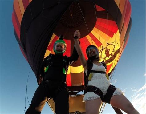 Watch Couples Hot Air Balloon Skydive Wedding Is The Ultimate Big