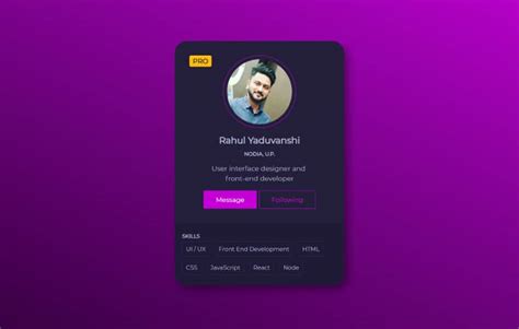 Id Card Design Html Css 85 Css Cards Related Content Available So