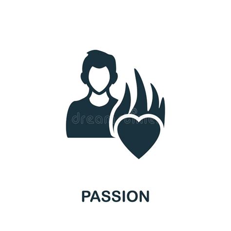 Passion Icon Monochrome Simple Element From Core Value Collection Creative Passion Icon For