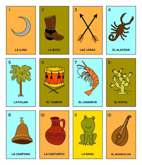 Loteria Mexican Bingo Cards Printable With Images Loteria Cards