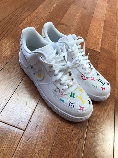 Air force 1 lv custom😍 (satisfying). Custom Louis Vuitton Air Force 1s for Sale in Los Angeles ...