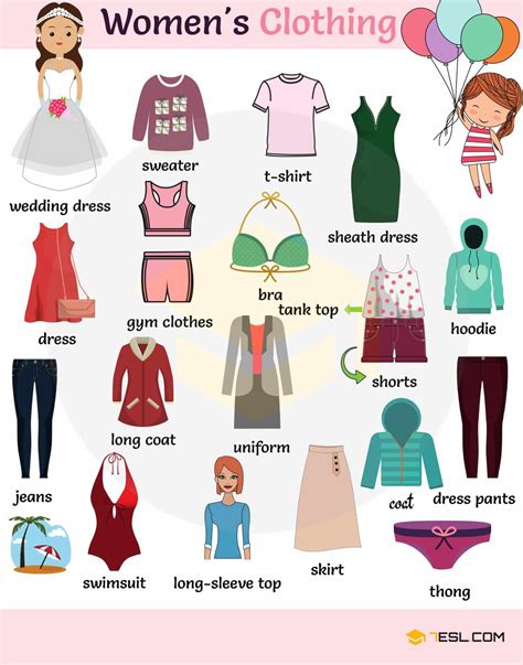 Clothes And Accessories Vocabulary In English English Vocabulary