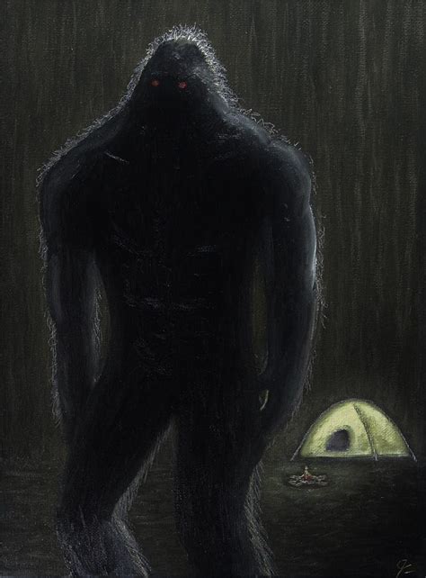 Fouke Monster Painting By Jimmy Carender Fine Art America