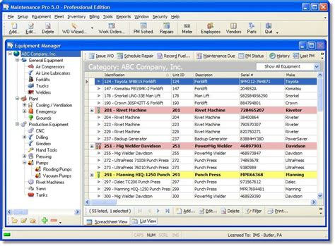 maintenance pro 5 0 0 22 equipment maintenance management software