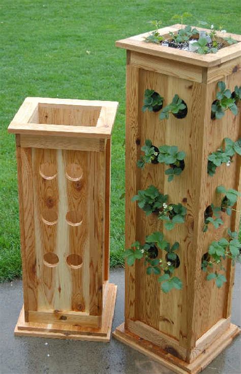 35 beautiful diy planter ideas with great tutorials! DIY - strawberry planter... | Just Cool Stuff!!! | Pinterest