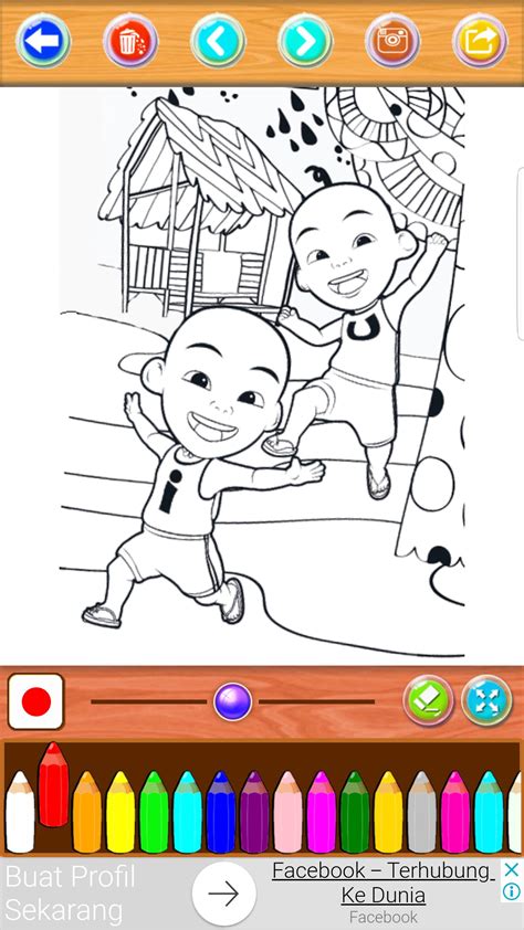 Upin Ipin Coloring Pages Complete Coloring Pages Images
