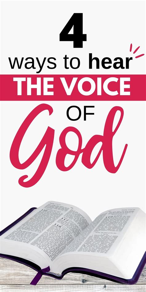 4 Ways To Know You Are Hearing Gods Voice Hearing Gods Voice Hear