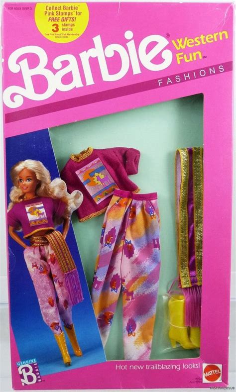 Barbie Western Fun Fashions Foreign 9954 Nrfp 1989 Mattel Inc 3 For