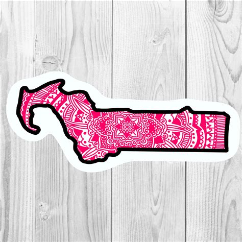 Massachusetts State Sticker State Decal State Pride Etsy