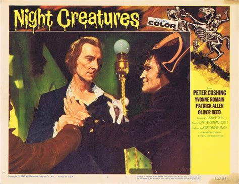Night Creatures Aka Captain Clegg Lobby Card 4 Peter Cushing Hammer