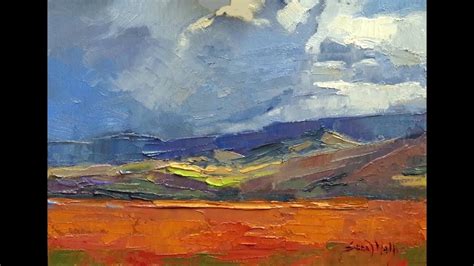 Oil Painting Study Landscape Impressionism Time Lapse