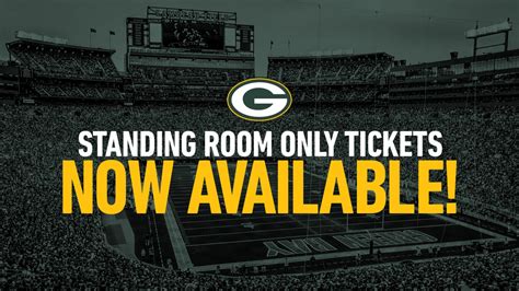 Packers Offer Limited Standing Room Only Tickets This Season