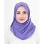 Purple Opulence Cotton Voile Hijab  Fashion Inspiration