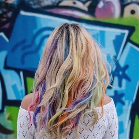 Hair Chalking 8 Rainbow Hair Chalk Ideas Youre Gonna Want To Try