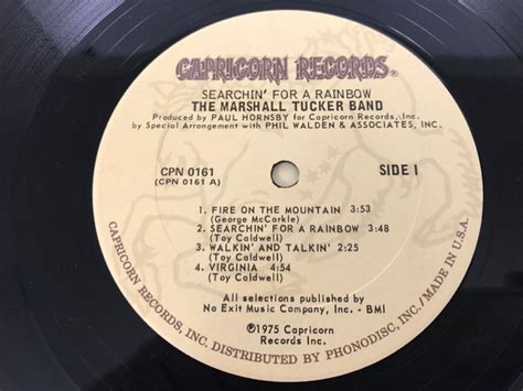 Songs written by toy caldwell except fire on the mountain by george mccorkle and. The Marshall Tucker Band - Searchin' For A Rainbow - Vinyl ...