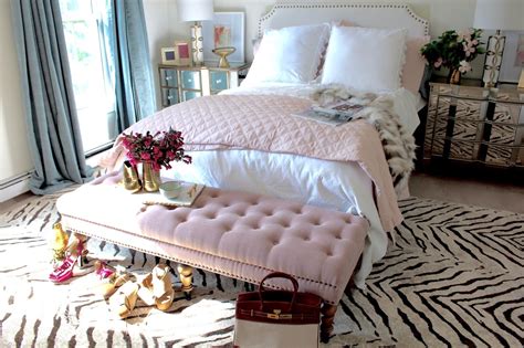 ROOM REVEAL: Pink and Gold Feminine Bedroom (My Guest Room) With