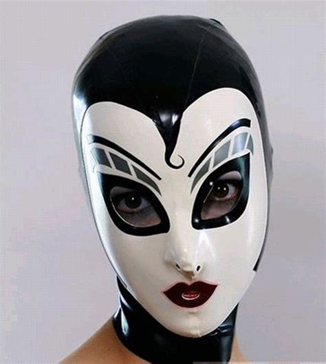 Unisex 100 Nature Rubber Fetish Mask Latex Party Hood For Adult Plus