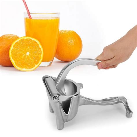 Lyumo Stainless Steel Portable Manual Fruit Juicer Lemon Orange Squeezer Extractor Squeezing