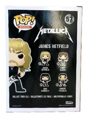 Funko Pop Rocks Metallica James Hetfield 57 Original Nfe