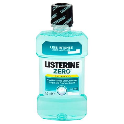 listerine cool mint less intense antiseptic mouthwash 250ml shopee malaysia