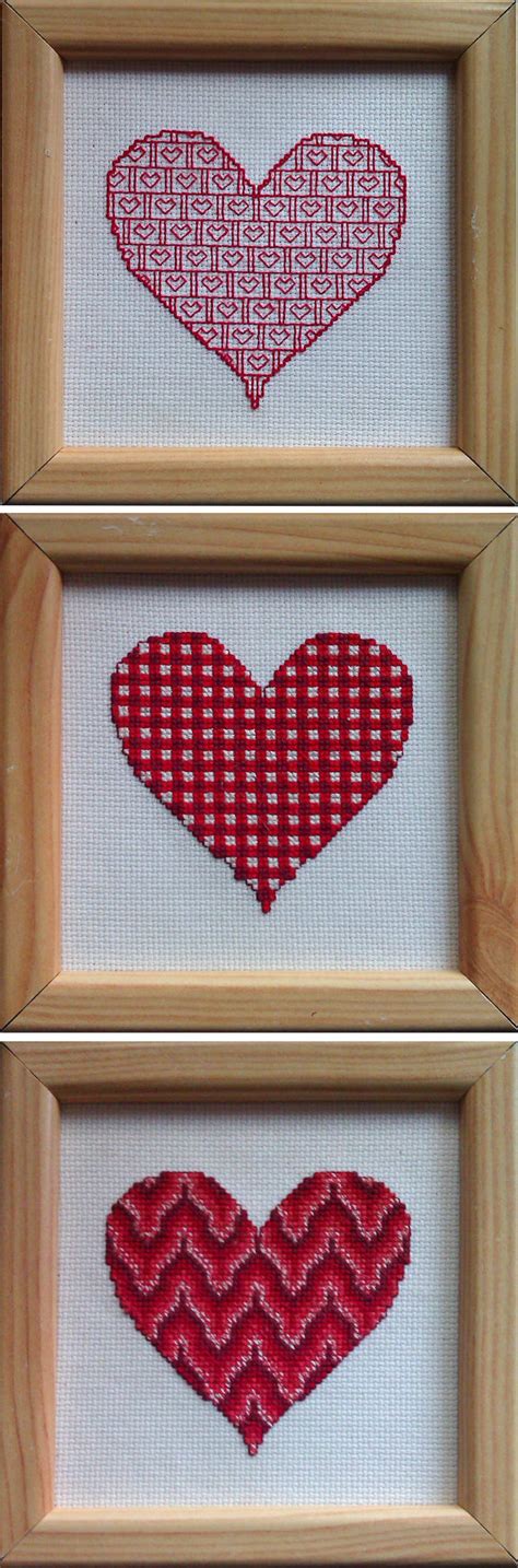 Browse by theme and level to find the design of your dreams! Bargello Valentine's Day Heart: Free Cross-Stitch Pattern ...