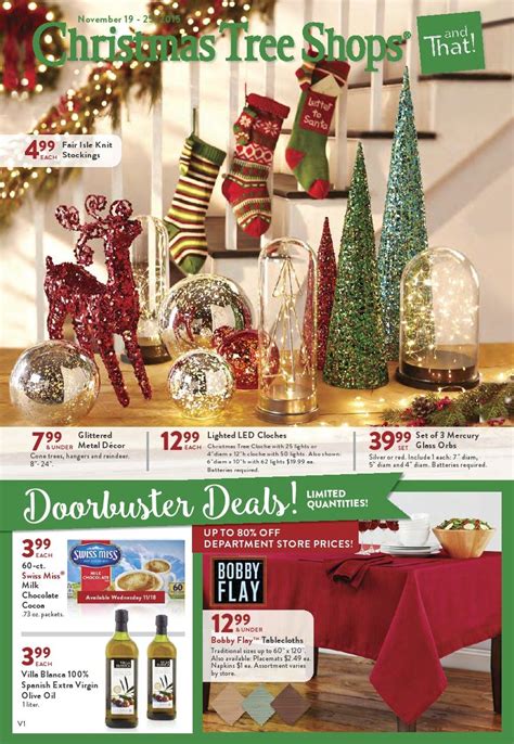 20 Christmas Tree Shop Flyer Homyhomee