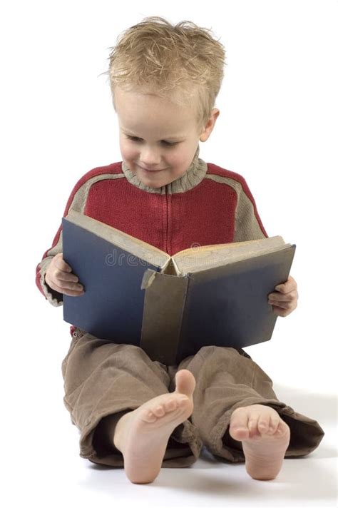 Boy Reading A Book Stock Photo Image Of Book Page Child 1864170
