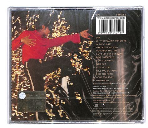 Michael Jackson Dangerous Special Edition Epic 504424 2