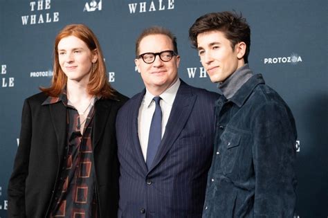 Brendan Fraser Makes Rare Appearance With Lookalike Teenage Sons Metro News