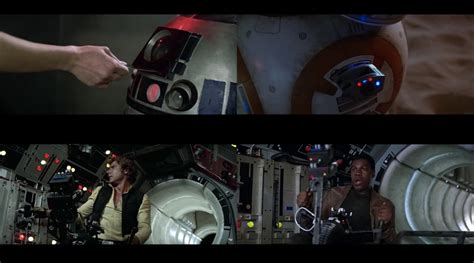 Votd The Force Awakens And Star Wars A New Hope Side By Side