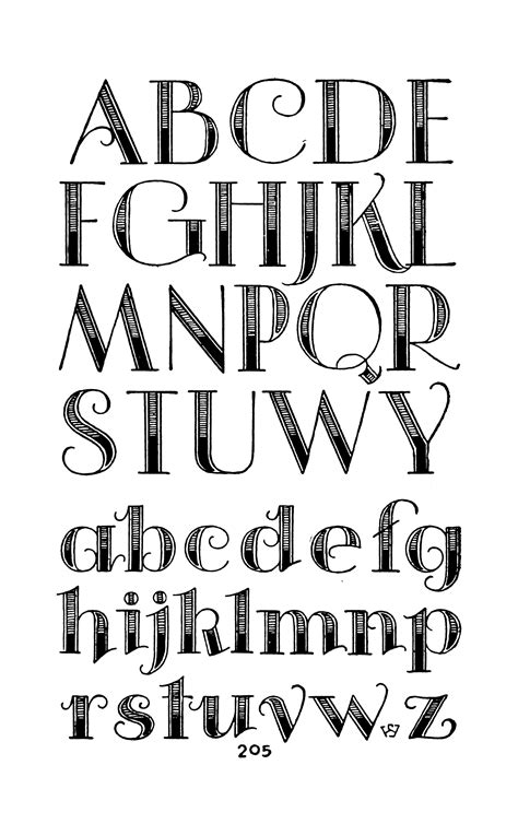 Free Simple Lettering Styles Alphabet Simple Ideas Typography Art Ideas