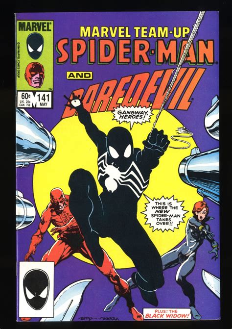 Marvel Team Up 141 Vf 85 1st Black Costume Daredevil Comic Books