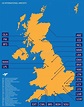 Mapa Vetorial Do Reino Unido Com Aeroportos Internacionais Ilustração ...