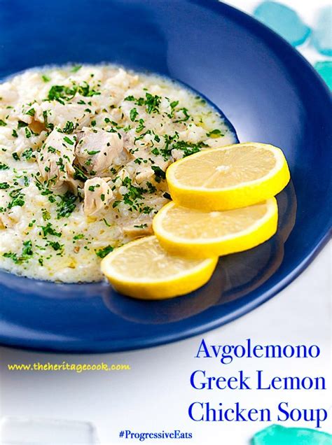 Avgolemono Greek Lemon Chicken Soup Gluten Free The Heritage Cook