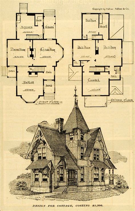 Exploring The Charm Of Old Victorian House Plans House Plans