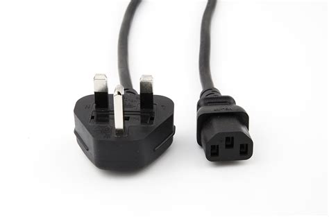 United Kingdom Power Cord Bs 1363 To C13 With 13a Fuse Pactech
