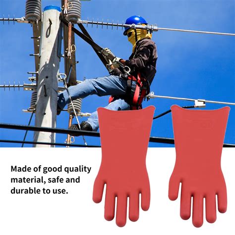 Insulated Kv High Voltage Electrical Insulating Gloves For Electricians Qc Ebay