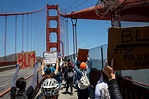 Protest march ties up traffic on Golden Gate Bridge
