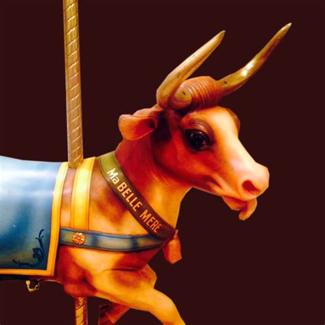 1900 French Bayol Carousel Cow Sold