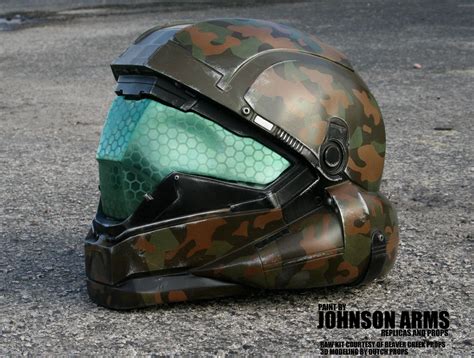 Halo 5 Odst Buck Helmet Replica By Johnsonarmsprops On Deviantart
