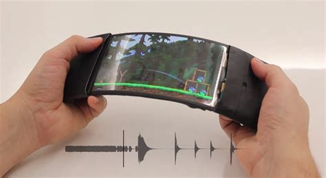 Reflex Worlds First Bendable Smartphone Controls Apps By Flexing
