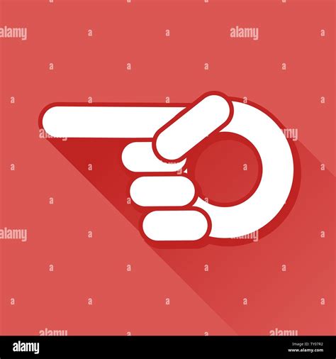 Finger Pointer Symbol Vector Stock Vector Image And Art Alamy