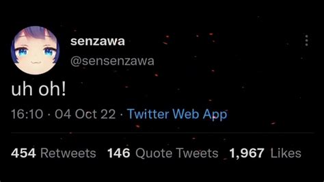 Senzawa Is Back Twitter Youtube
