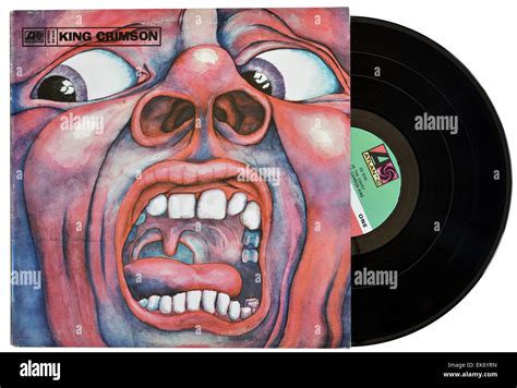 King Crimson Album In The Court Of The Crimson King Stock Photo Alamy