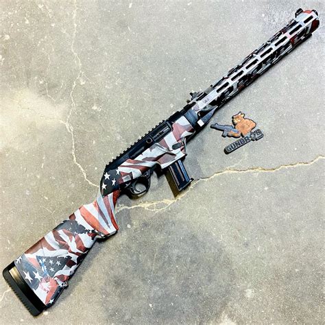 Ruger Pc Carbine 9mm American Flag Guntickets 10 Spot Gunbros