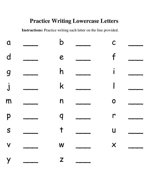 First, kids trace lines on this prekindergarten writing worksheet to strengthen the fine motor skills needed to form the letter a. Alphabet Worksheets - Best Coloring Pages For Kids