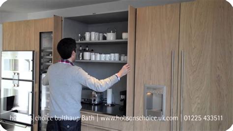 But when you open it up… the doors slide back into the cabinet and out of the way! Modern Kitchen Sliding Pocket Doors Design - YouTube