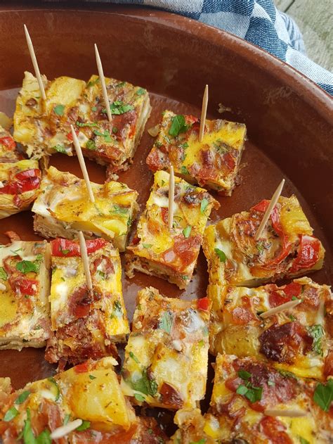 Spaanse Tortilla Met Chorizo En Serranoham Lekker Tafelen